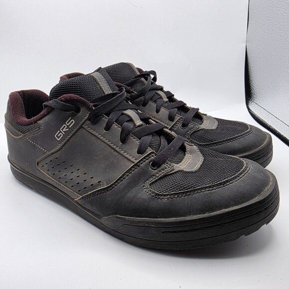 Shimano GRS Mens Size 11.2 Black Mountain Bike Flat Shoes Summer Riding - Picture 1 of 13